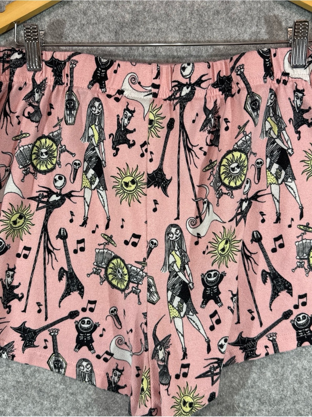 Nightmare Before Christmas Pajama Shorts - Women 2XL - Spooky Comfy PJ Halloween - Picture 6 of 7